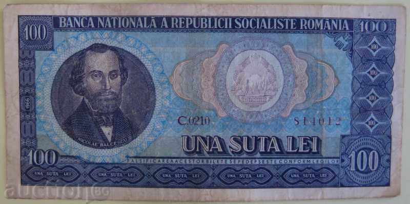 ROMANIA 100 th 1966