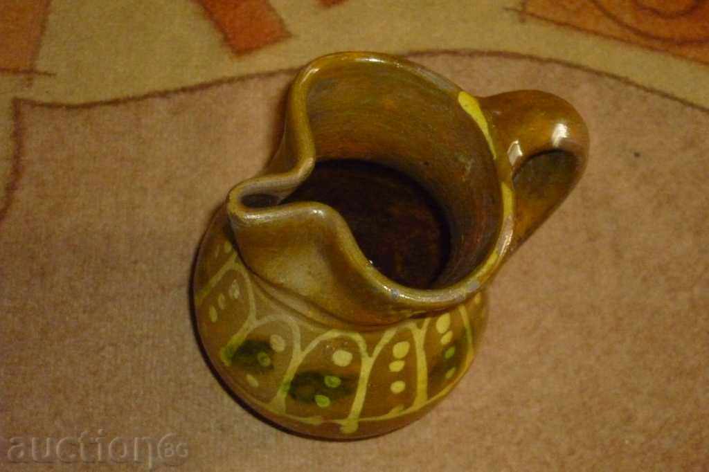 Доставка на Старинен глинен крондир, каничка, керамика, кана, гърне Доставка на Старинен глинен крондир, каничка, керамика, кана, гърне