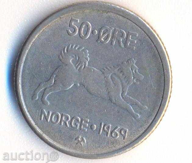 Νορβηγία 50 öre 1969