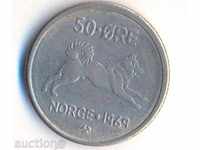 Νορβηγία 50 öre 1969