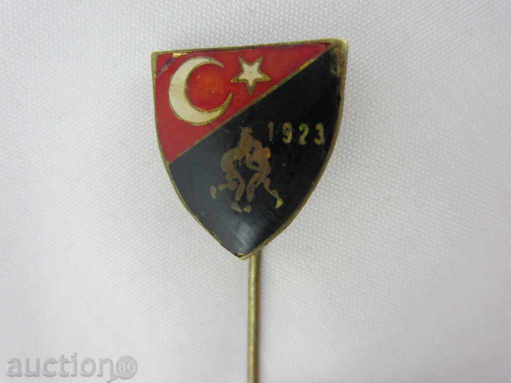 Delivery of TURKISH WRESTLING FEDERATION - OLD BRONZE BADGE