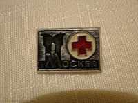 Badge Moscow with a cross