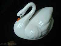 Porcelain statuette "Swan" w/w 80x110 mm. USSR mark?.