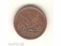 + South African Republic 2 centa 1991