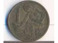 Czechoslovakia 1 krona 1963