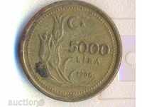 Τουρκία 5000 λίρες το 1996