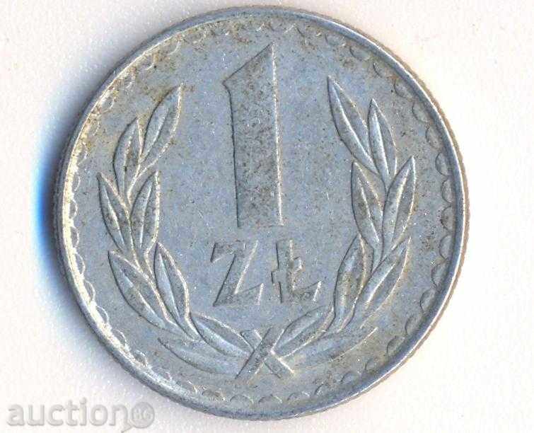 Poland 1 zloty 1984
