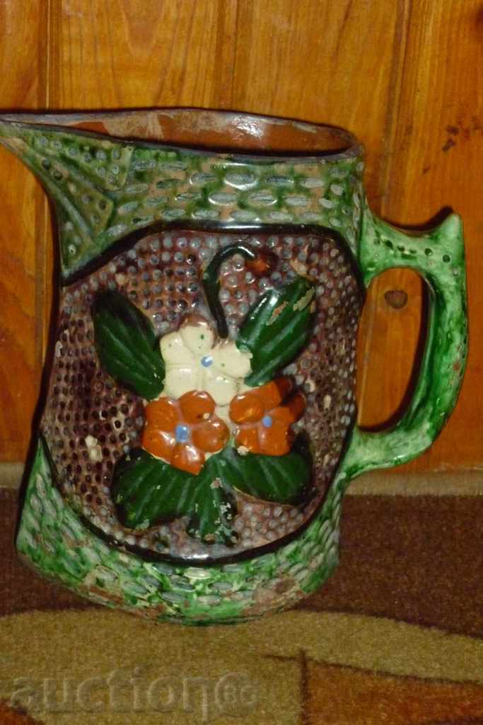 Trojan pottery jug, pot, jar