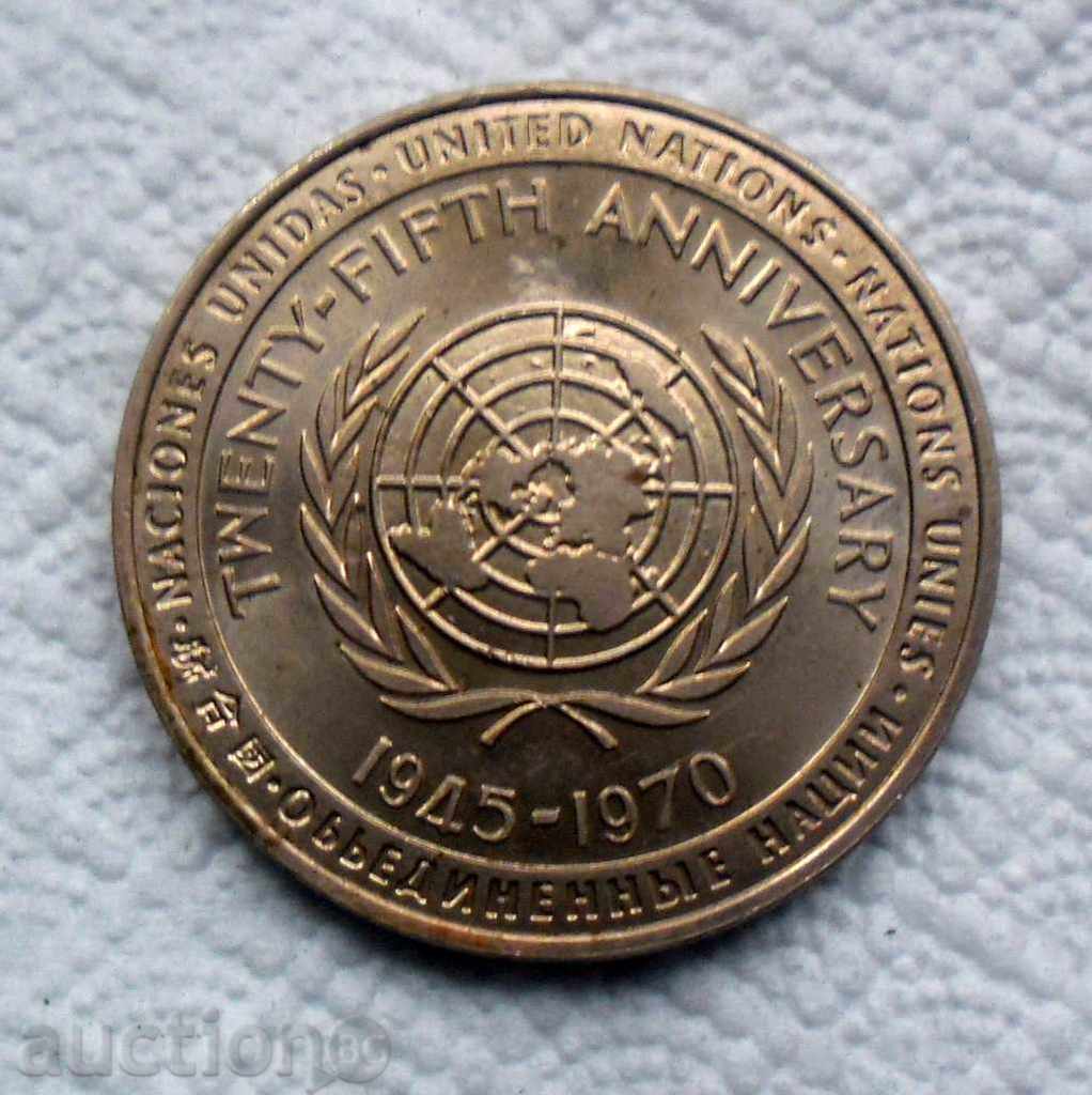 TWENTY-FIVE ANNIVERSARY UNITED NATIONS-1945-1970 D