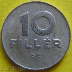 HUNGARY 10 fillets 1982