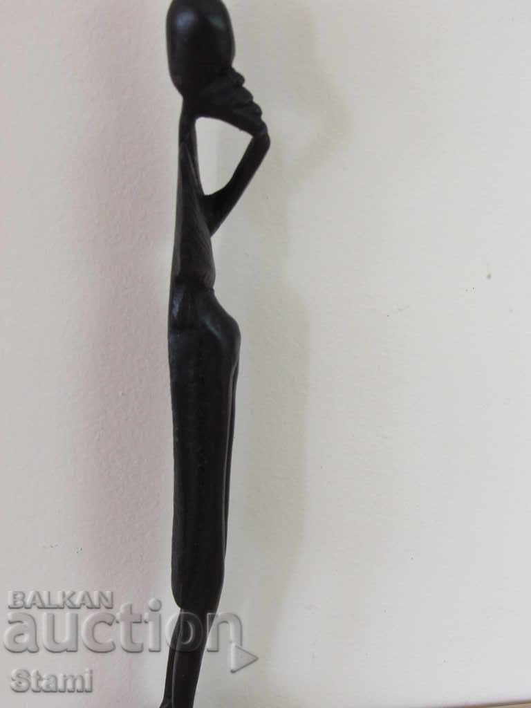 Massai-ebony figure - 7