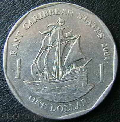 1 δολάριο 2004 Ανατολή Καραϊβικής