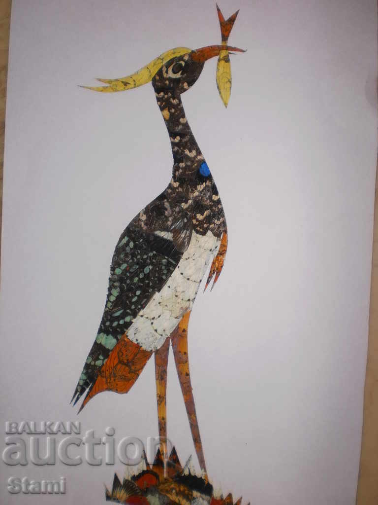 Auction  Marabu-series paintings of butterfly wings-1