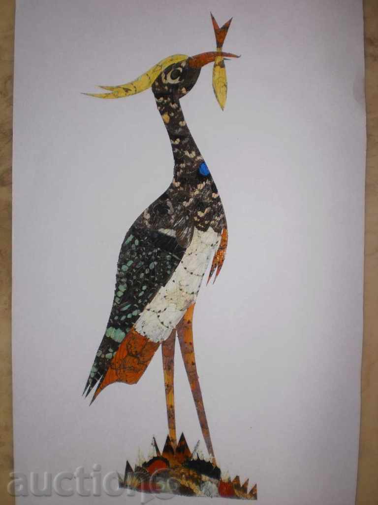 Auction  Marabu-series paintings from butterfly wings-2