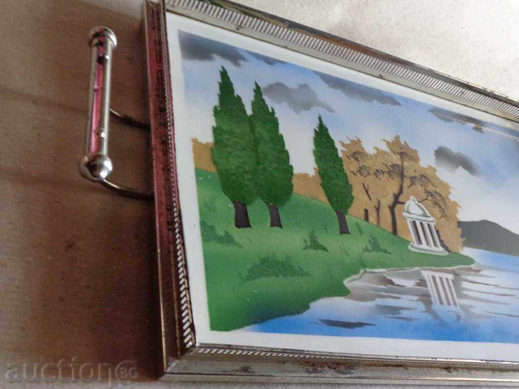 platou veche de porțelan - 7