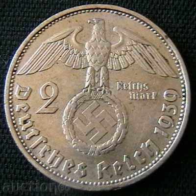 2 марки 1939 D, Германия ( Третия райх )