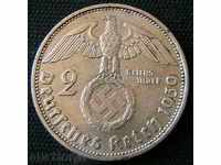 2 Marks 1939 D, Germany (Third Reich)