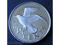 10 cents 1973 PROOF, Barbados
