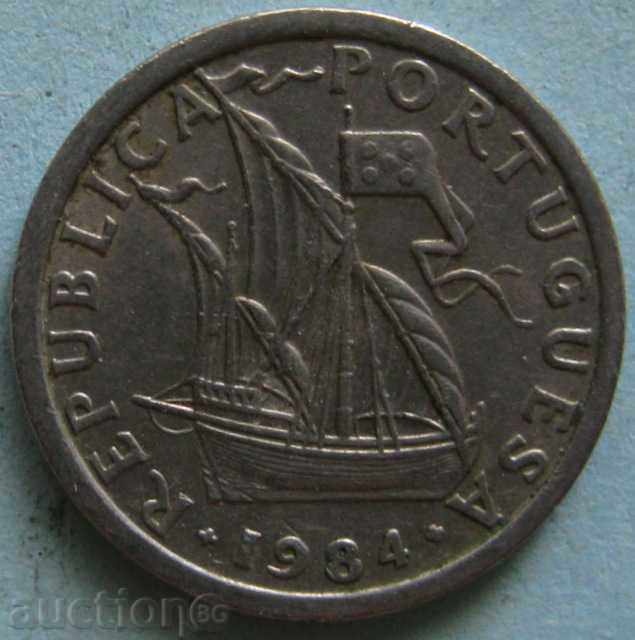 PORTUGALIA 2 $ de 50 Esc 1984.