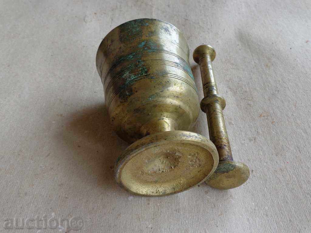 An old bronze mortar, mortar, hammer - 7 An old bronze mortar, mortar, hammer - 7