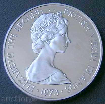 50 cents 1973 PROOF, British Virgin Islands with price 25.00 BGN | € 12.78