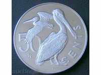 50 цента 1973 PROOF, Британски Вирджински острови