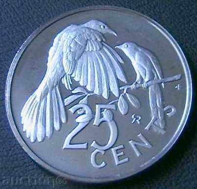 25 de cenți 1974 Proof, Insulele Virgine Britanice
