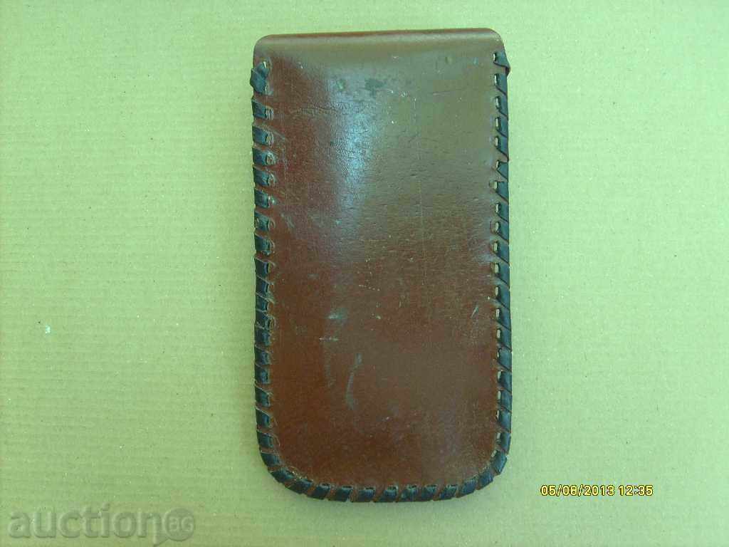 Auction Leather pencil case Auction Leather pencil case