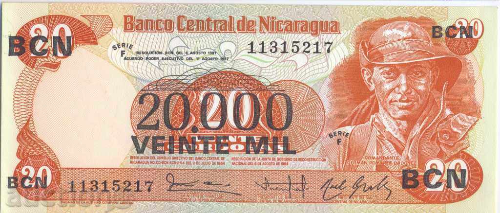 Νικαράγουα 20 000 cordobas 1987 με τιμή 6.50 BGN | € 3.32 Νικαράγουα 20 000 cordobas 1987 με τιμή 6.50 BGN | € 3.32