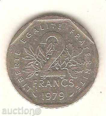 +Франция  2  франка  1979 г.