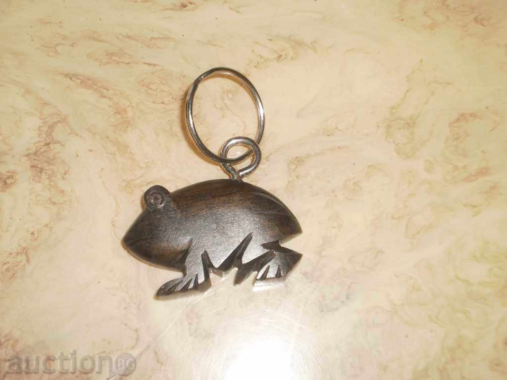 Ebony-frog key chain with price 11.00 BGN | € 5.62 Ebony-frog key chain with price 11.00 BGN | € 5.62