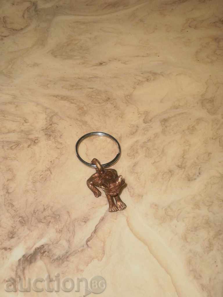 Bronze-frog key holder - 6 Bronze-frog key holder - 6