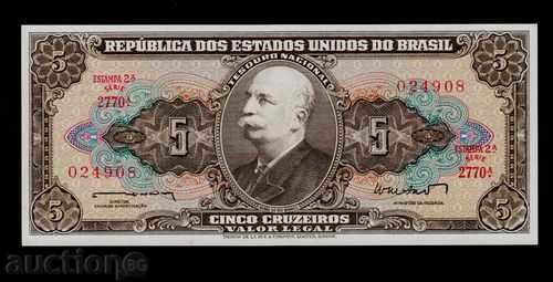 +++ BRAZIL 5 CRUSHER P 176a 1962 -1963 UNC +++ with price 4.65 BGN | € 2.38 +++ BRAZIL 5 CRUSHER P 176a 1962 -1963 UNC +++ with price 4.65 BGN | € 2.38