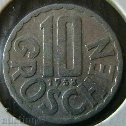 10 гроша 1953, Австрия
