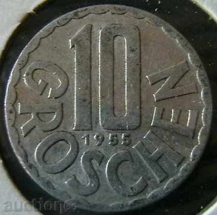 10 πένες 1955, η Αυστρία