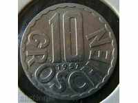 10 penny 1957, Austria