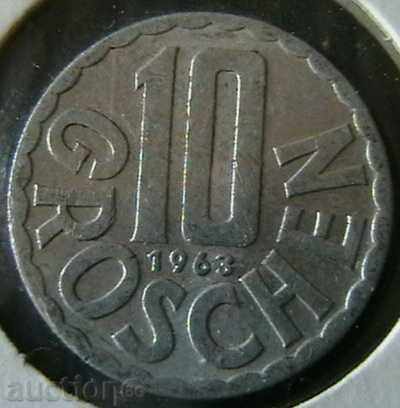10 bani 1963, Austria