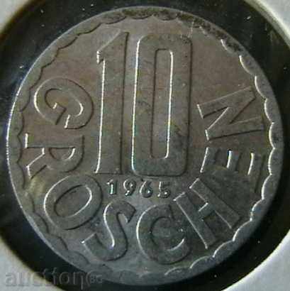 10 гроша 1965, Австрия