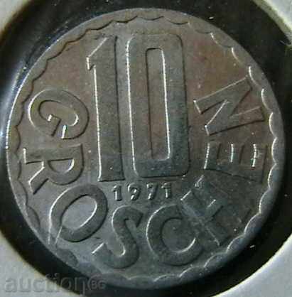 10 πένες 1971, η Αυστρία