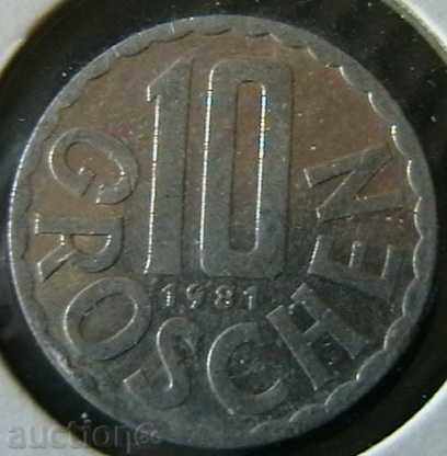 10 гроша 1981, Австрия