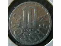 10 bani 1981, Austria