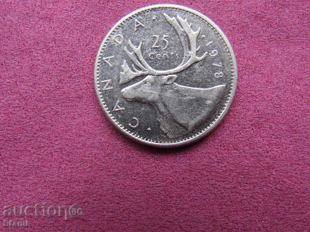 25 цента-Канада,1978 г., 324 m