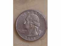 Четвърт долар-САЩ,1996 г.,13D