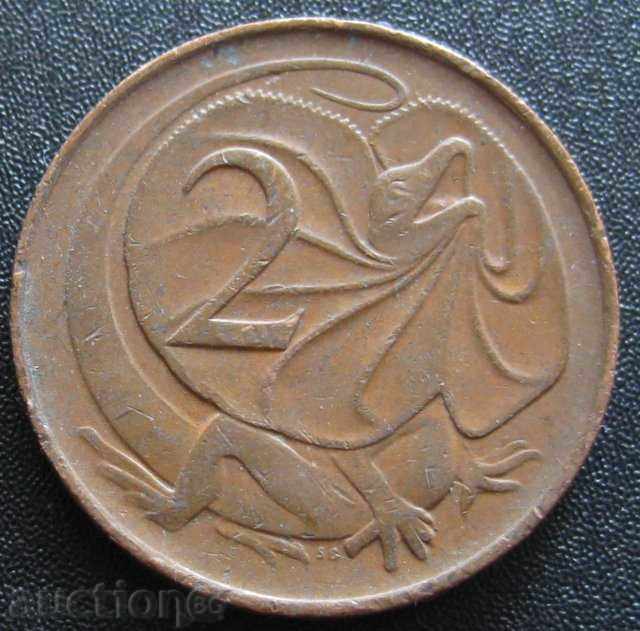 AUSTRALIA 2 cents 1966