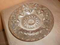 Crystal ashtray from the 70-80s of the twentieth century