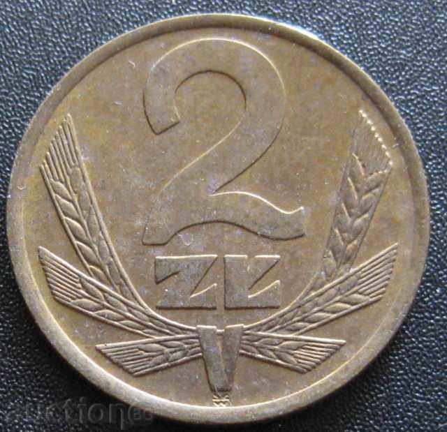 POLAND 2 zloty 1976
