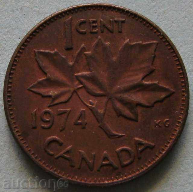 1 cent 1974. - Canada