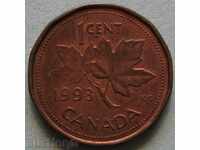 1 цент 1993г.  Канада