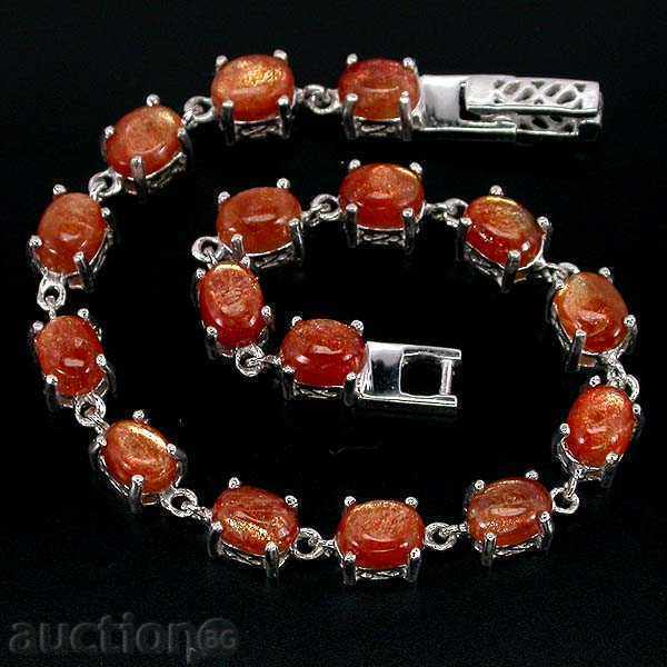 Licitație Bratara din argint cu pietre solare