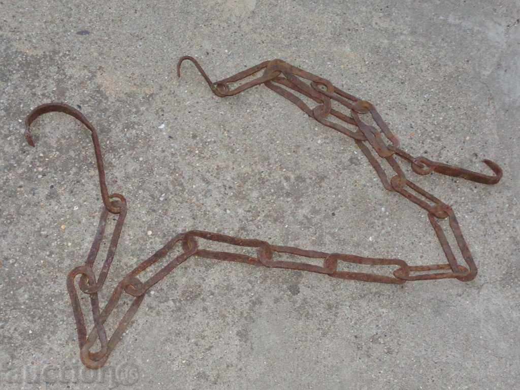 An old forged chain, wrought iron, a singer for a hearth - 5 An old forged chain, wrought iron, a singer for a hearth - 5